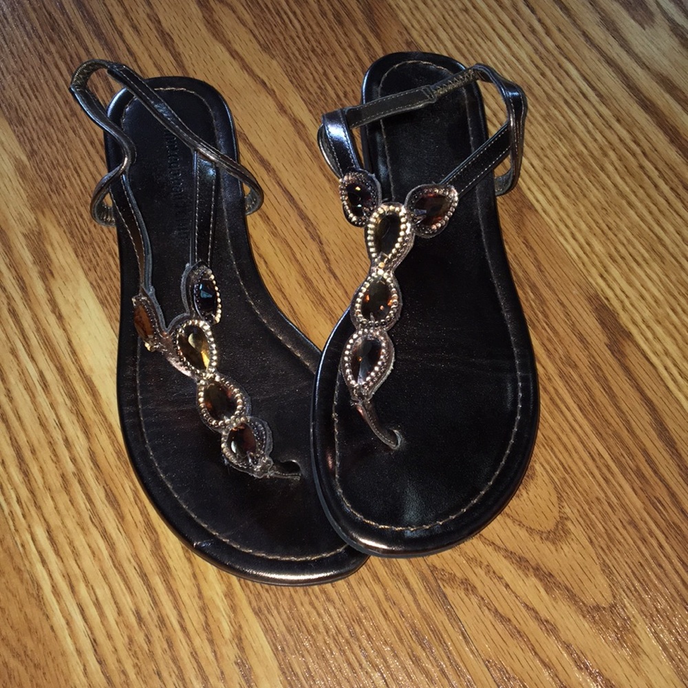 Size 6 1/2 brown sandals
